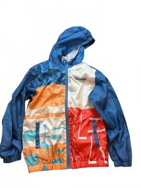 Parish Nation Kids Windbreaker Jacket 10-12 M Colorblock